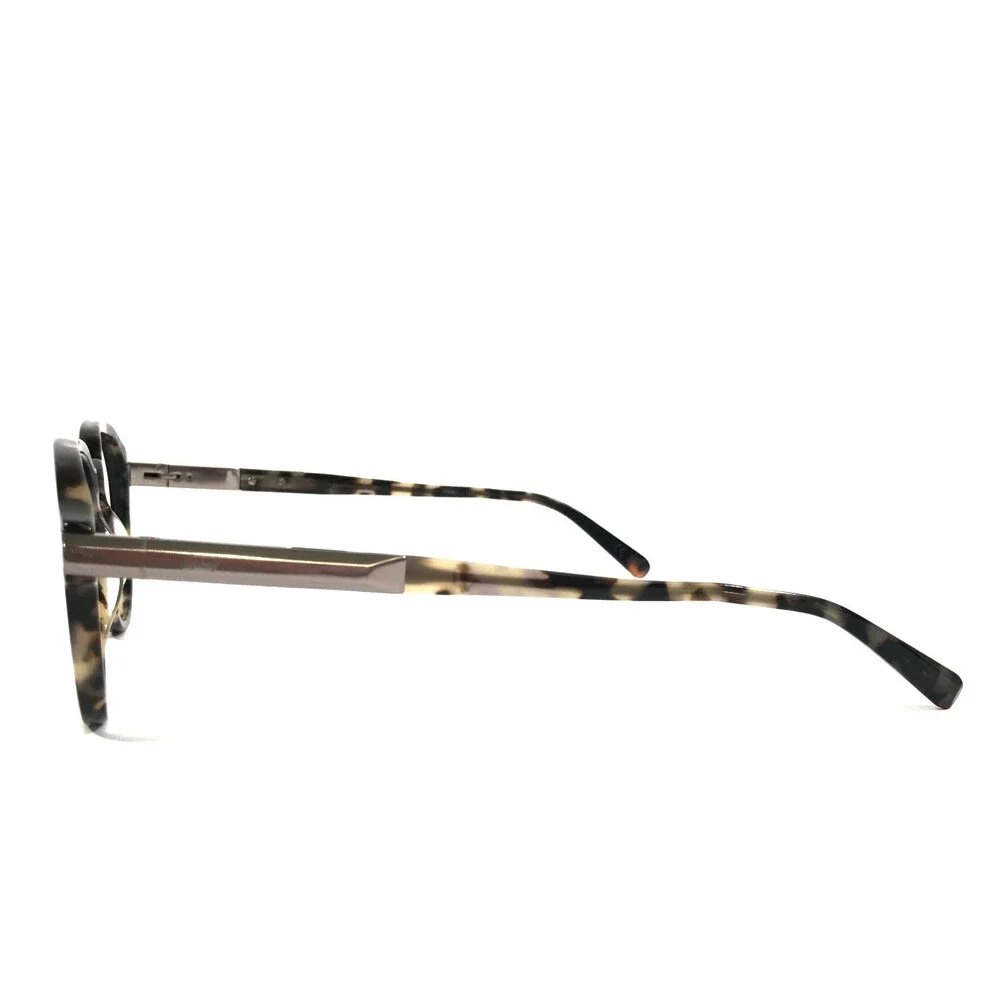 Brioni Eyeglasses Frames BR0079O 004 Tortoise Silver Round Full Rim 51-20-145
